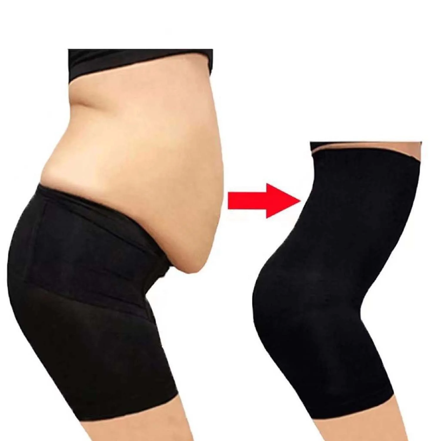 Factory Wholesale High Waist Body Shaping Hip Lift Leg Girdle Pants Postnatal Tummy Flat Legs Girdle Pants