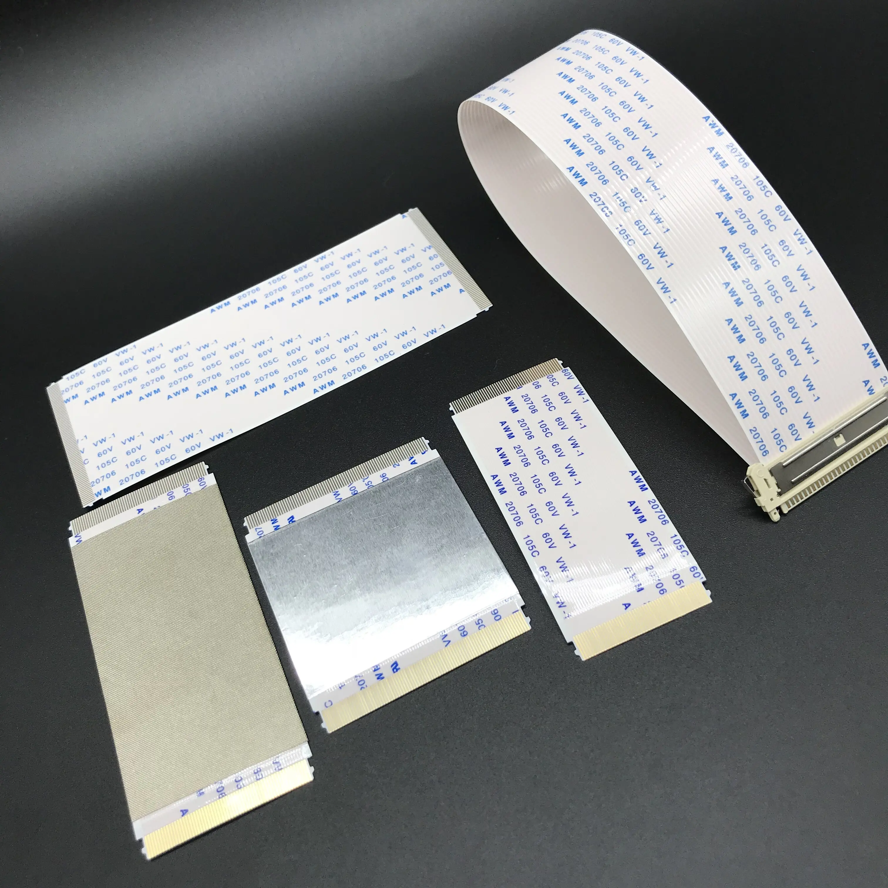 FFC Flat Cable Custom Awm 20706 20861 20798 105c 60v Vw-1 80c 60v 13 6 8 12 15 22 32 40 50 68 Pin Cable Ffc Fpc FCC cable