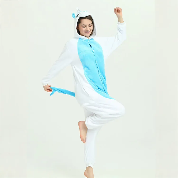 China Supplier Print Cute Cartoon Pattern Suit Pajamas One Piece adult onesies Jumpsuit