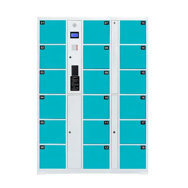Customized Electronic Parcel Locker Smart Package Storage Cabinet Steel Digital Electronic System Smart Locker