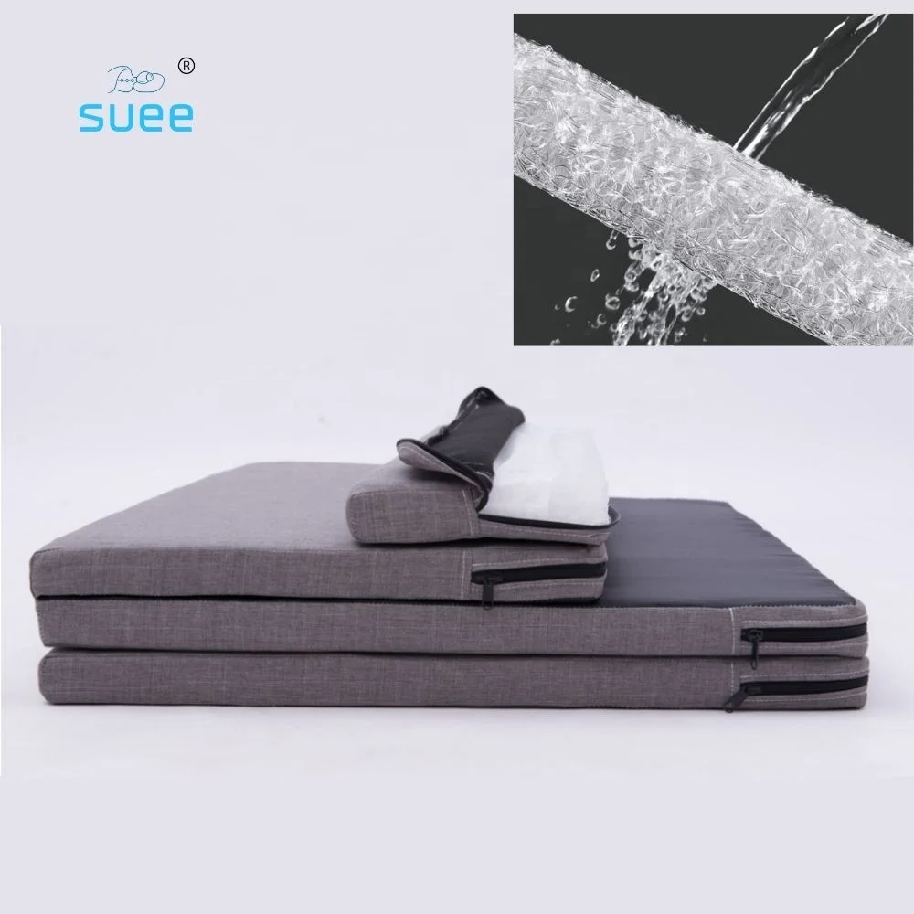 Factory Wholesale Recyclable Durable 4D high polymer Inner Core PE POE Air Fiber Washable Mattress