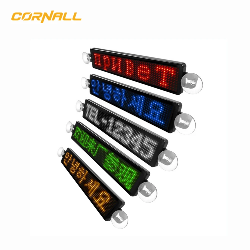 New Smart Wifi Digital Programmable Display Sign Message Screen Led Car Rear Window Digital Display