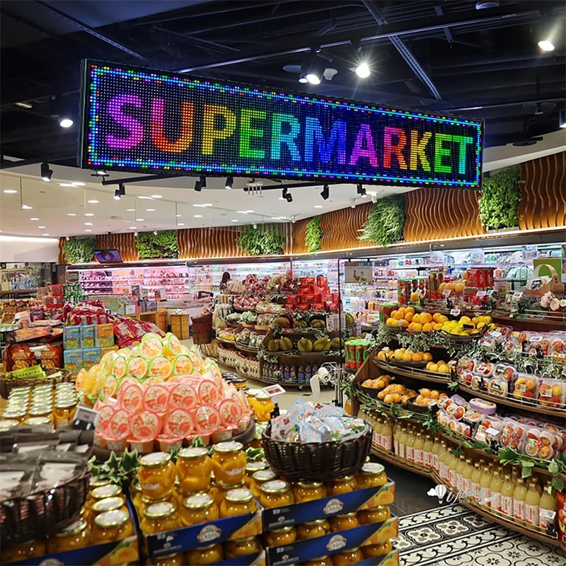 Usa Outdoor P10 Full Colours Advertising Rgb Billboard Led Text Display Board Mobile Phone Led Programmable Scrolling Sign