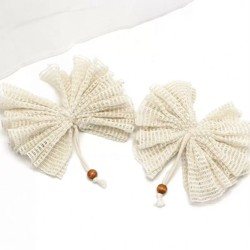 100% Natural Eco Friendly Ramie Health Shower Body Sponge Ball Washing Pouf Shower Puff