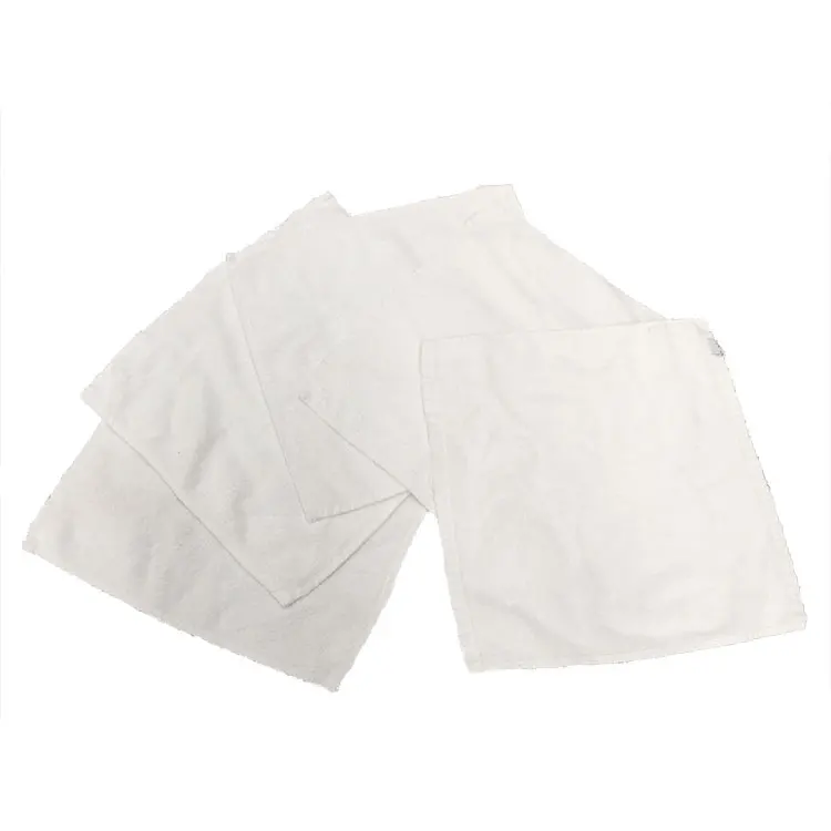 Recycle Hotel White Towels Clean Machine Clean Oil Or Water Industrial Cotton Wiping Rags