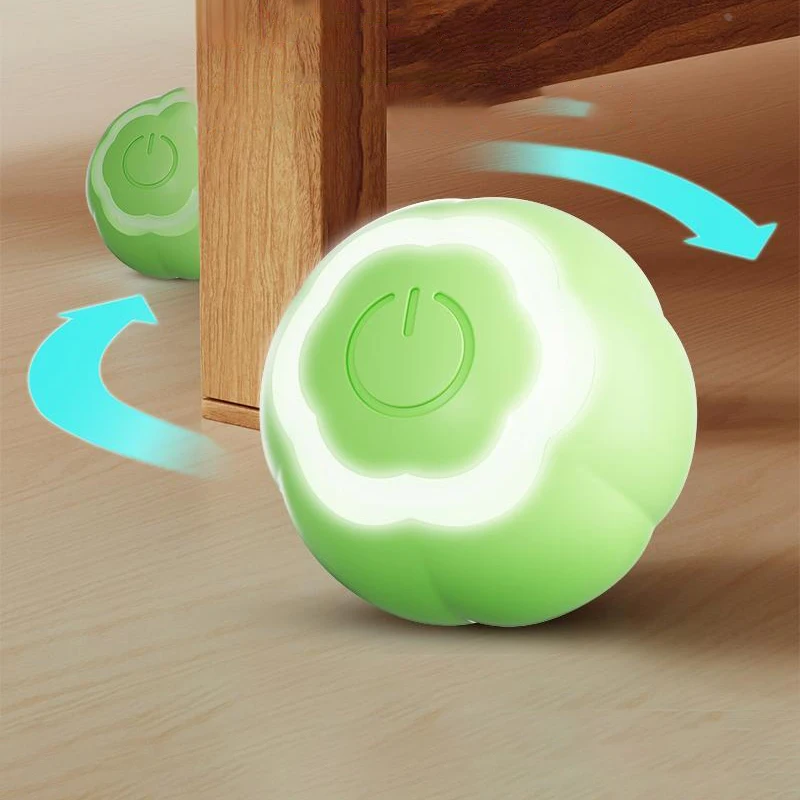 2024 New Smart Cat Toys Automatic Rolling Ball Electric Cat Ball Interactive Cat Toy ABS Balls for Dogs
