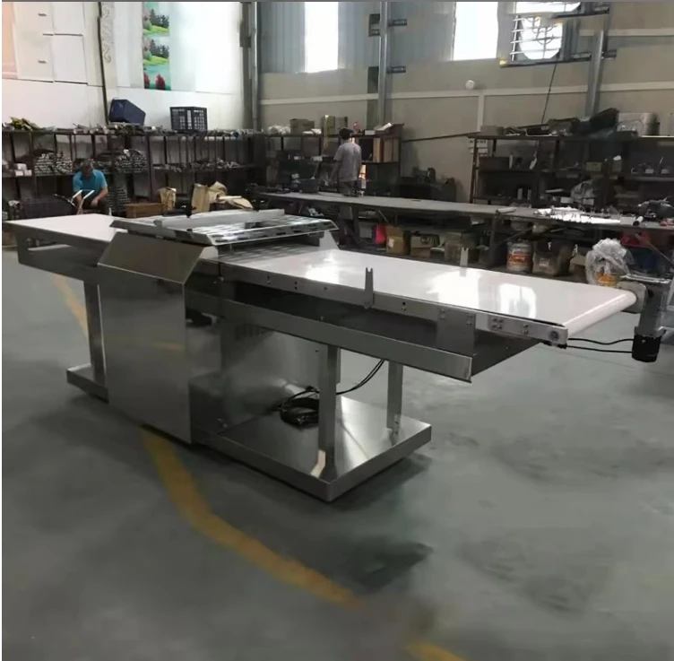 Commercial Continuous Croissant Dough Forming Cutter Plc Danish Puff Pastry Donut