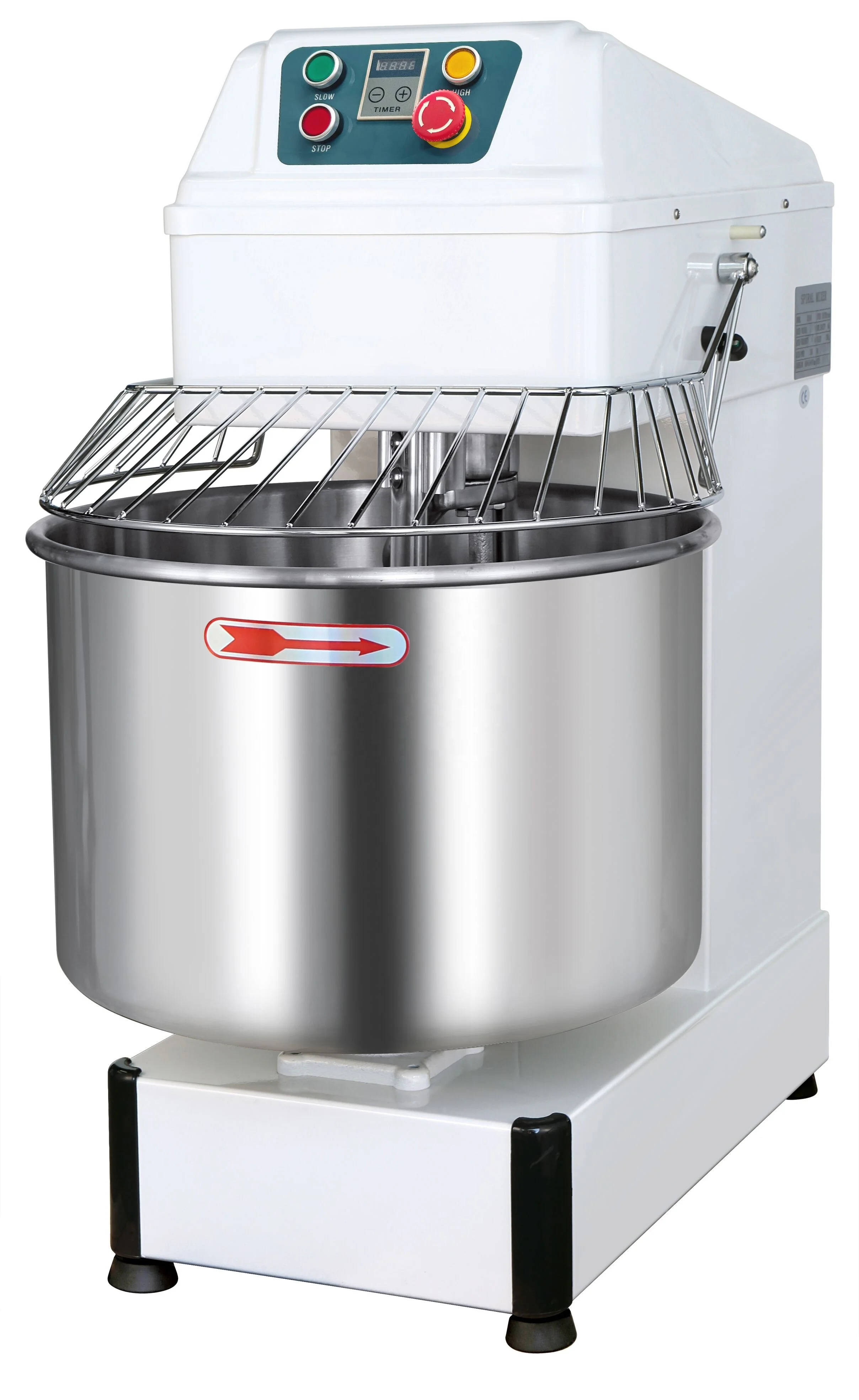 Professional Spiral Mixer Electric Dough Mixing Machine Heavy Duty Bakery Dough Processing Machine Commercial Food Mixer