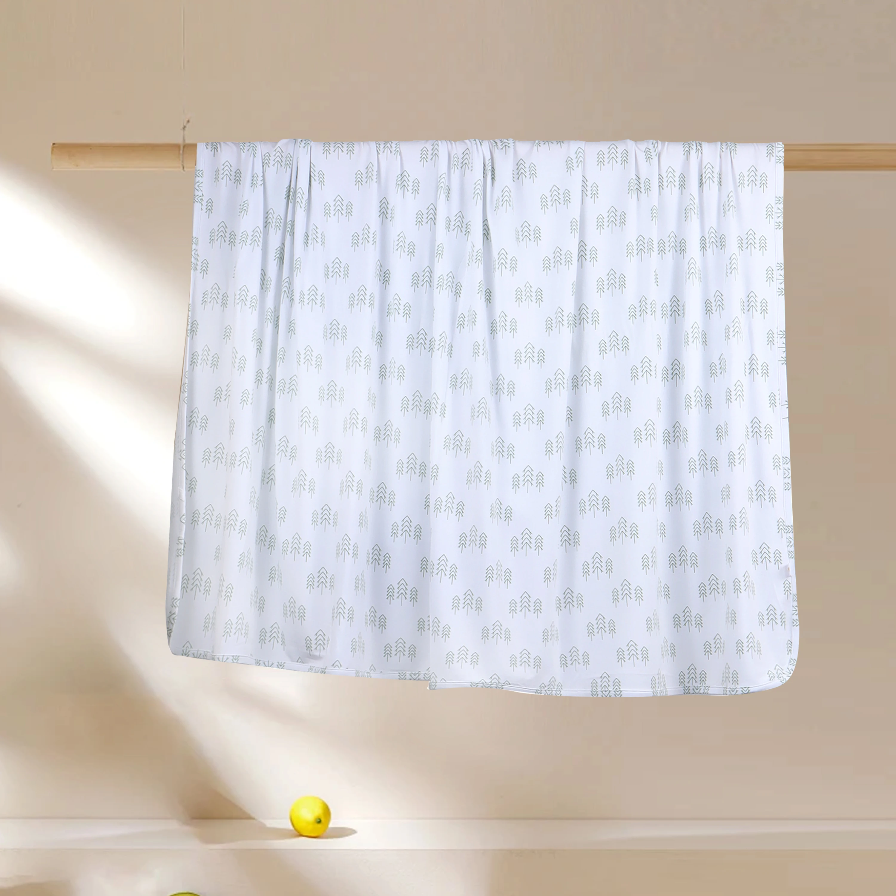 Petelulu Bamboo Fiber Baby Receiving Blanket Solid Baby Bedding Soft Comfortable Baby Wrap Swaddle Blanket Newborn