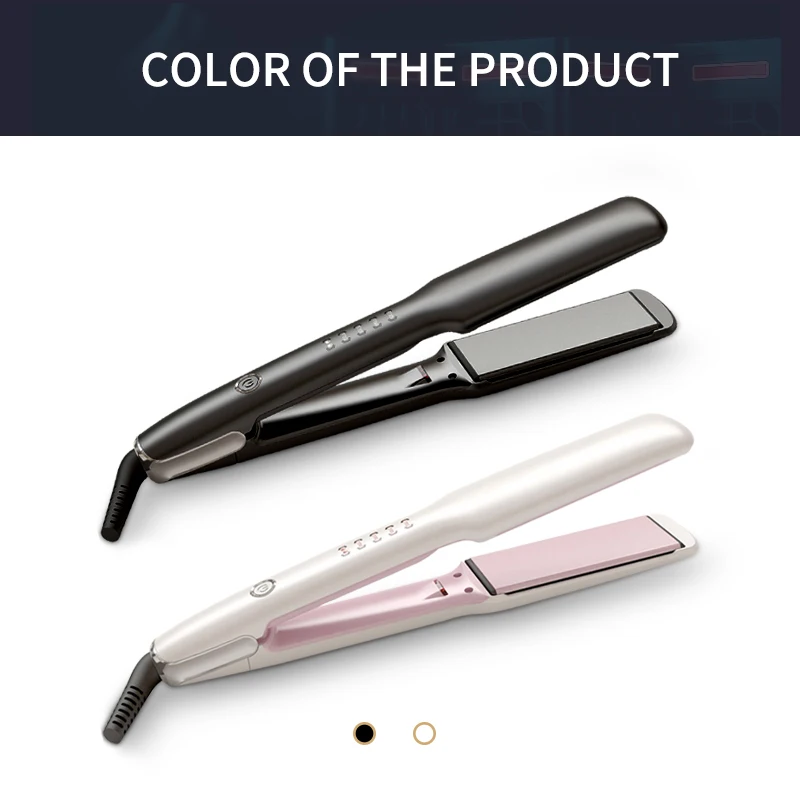 Nano Titanium Hair Straightener Curler Ceramic Flat Iron Temperature Adjustment Electric Straightening Iron Curling Hair Irons