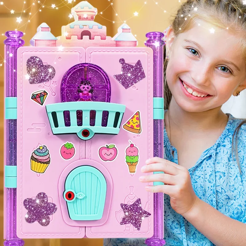 Children Magic Book Surprise Magic Box Toy Princess Birthday Gift Diary Treasure Box