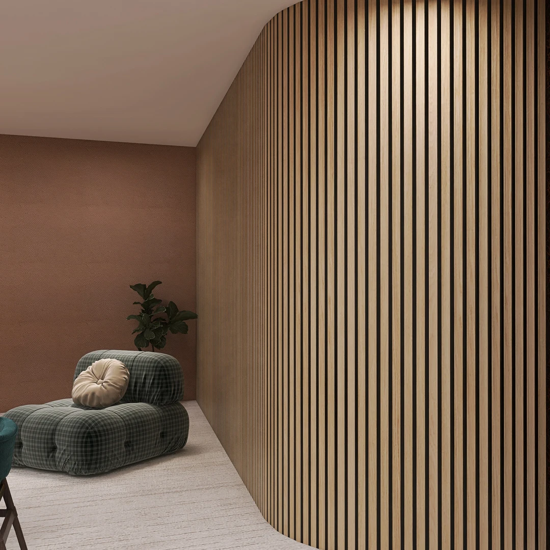 kasaro curved acoustic ceiling panels flexible wall panels and boards curved design mdf pet acoustic wall decor ceiling panels