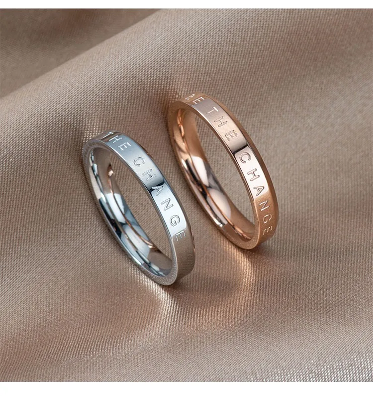 2022 New Arrivals Custom Logo Jewelry  Hot Sales Stainless Steel Dw Classic Ring Gold Rings For Women Enamel Ring