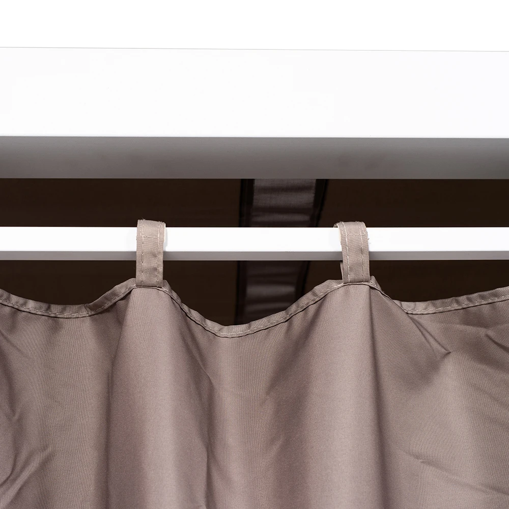 
2020 new leisure steel garden adjustable waterproof canopy swing bed 