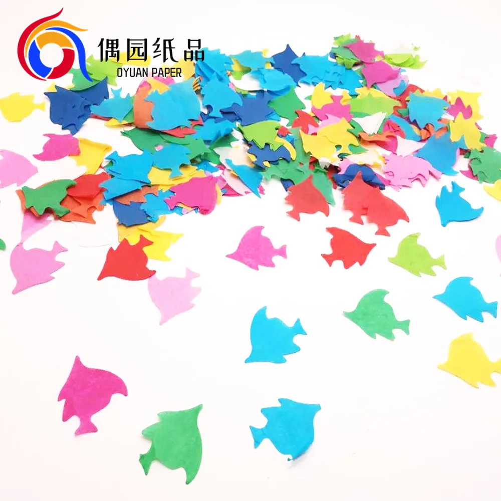 Colorful Paper Confetti For Wedding Party Festival Flameproof Paper Confetti