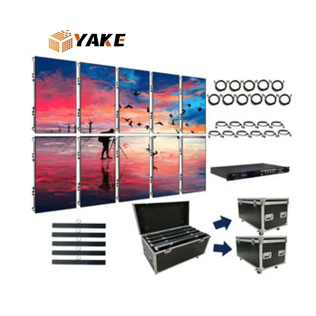 Rental Display  High Brightness Outdoor P3.91 LED Screen with Die Casting Aluminum Cabinet Easy to Install