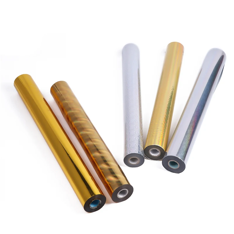 Shuda Hot Stamping Foil Heat Transfer Foil For Wedding Card Gold Metallic Packing Paper Color Printing Material