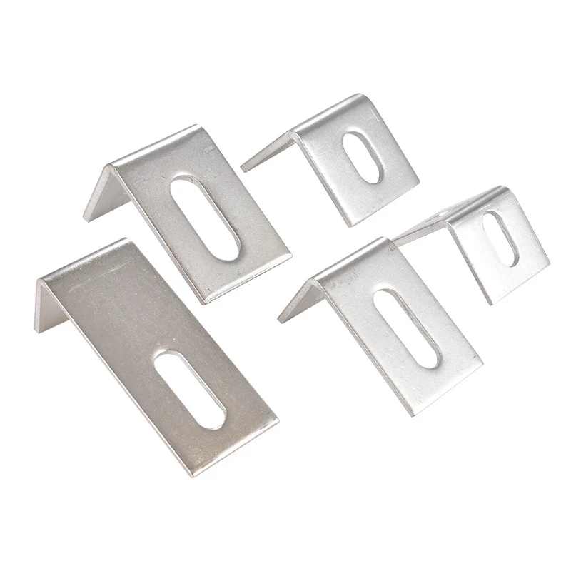 Curved Stone Dry Hanging Accessories Wall Marble Stainless Steel Buckle Bracket