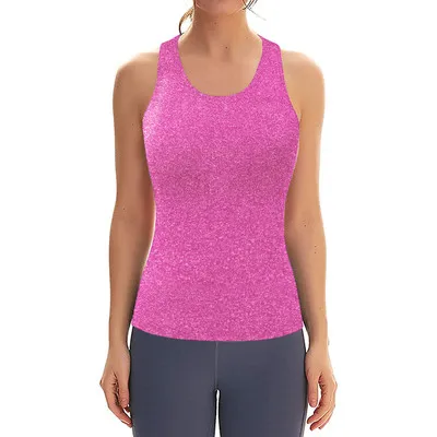 New Style Breathable workout yoga fitness vest Sleeveless  Sports Short Top Suitable For Women