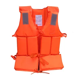 Wholesale boat rafting thicken life-saving vest foam adult swimming fishing life vest jackets watersports adults