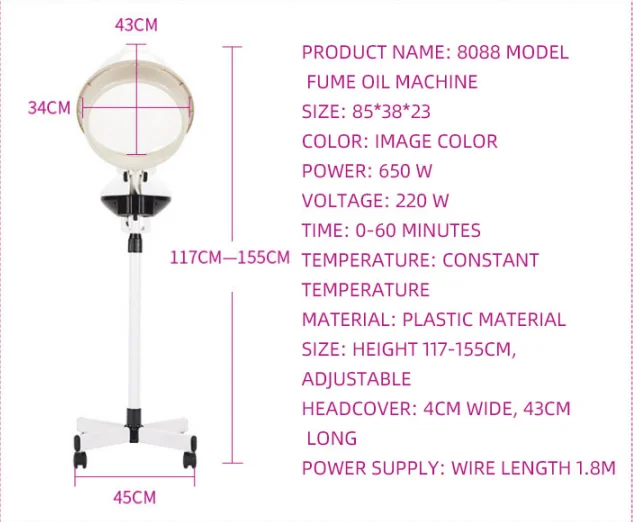  Hotsale Hair Steamer.Digital Control Temperature With Ozone ionic and Dryer
