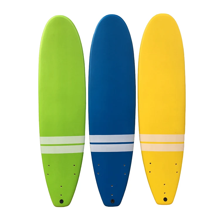 China wholesale fish blank oem eps fiberglass foam longboard soft top epoxy surfboard