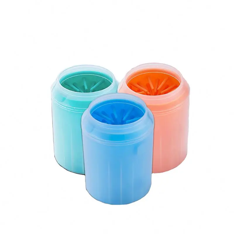 
Portable Cleaning Brush Bottle Pet Foot Washing Cup Dog Paw Cleaner for Dogs Cat 