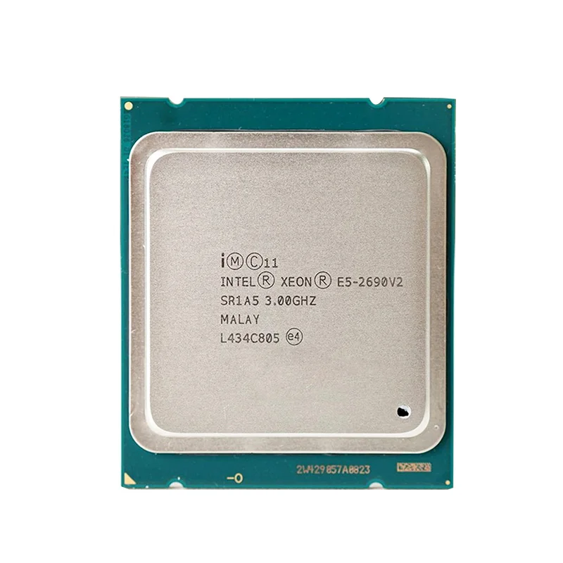 Stock original Xeon E5-2690 V2 CPU frequency 3.0GHz 10 core 20 threads