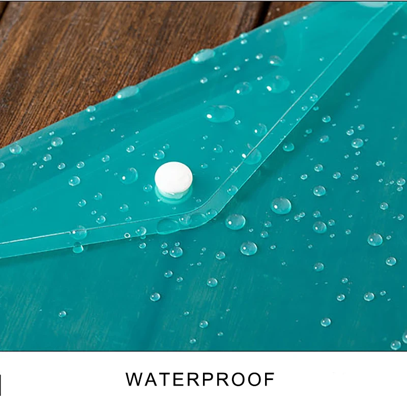 JH 2020 Colorful Office Promotional A4 Transparent PP File Folder With Custom Logo