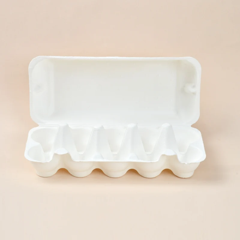 Manufacturer disposable sugarcane biodegradable 12 holes paper egg tray