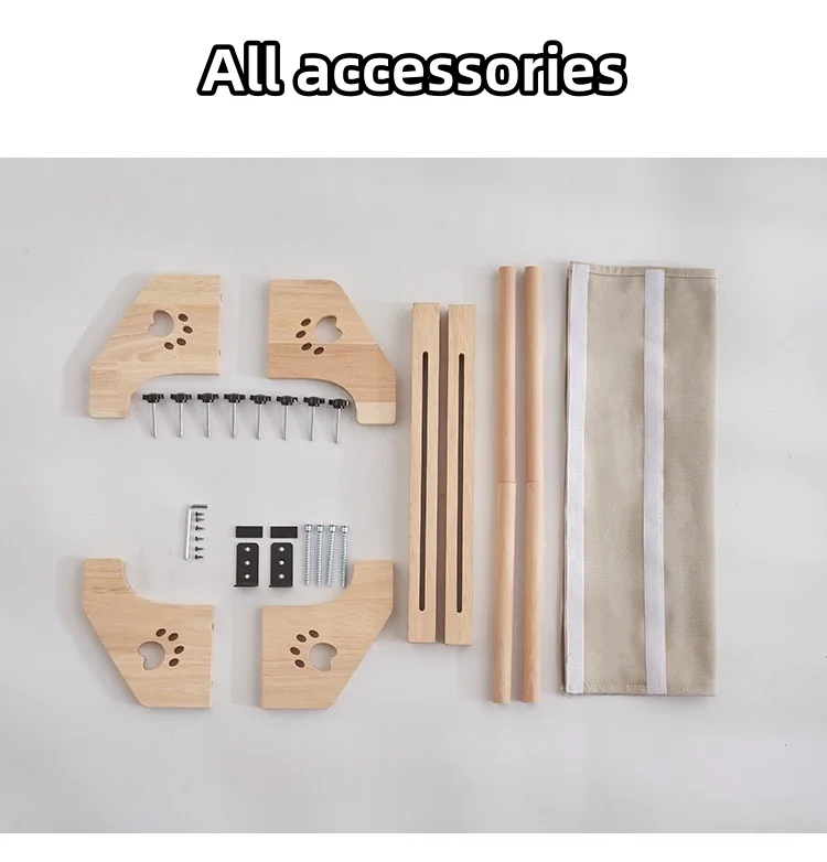 Factory spot wholesale pet indoor hanging cat bed window hammock Cat Window Perch wooden cat bed hammock window