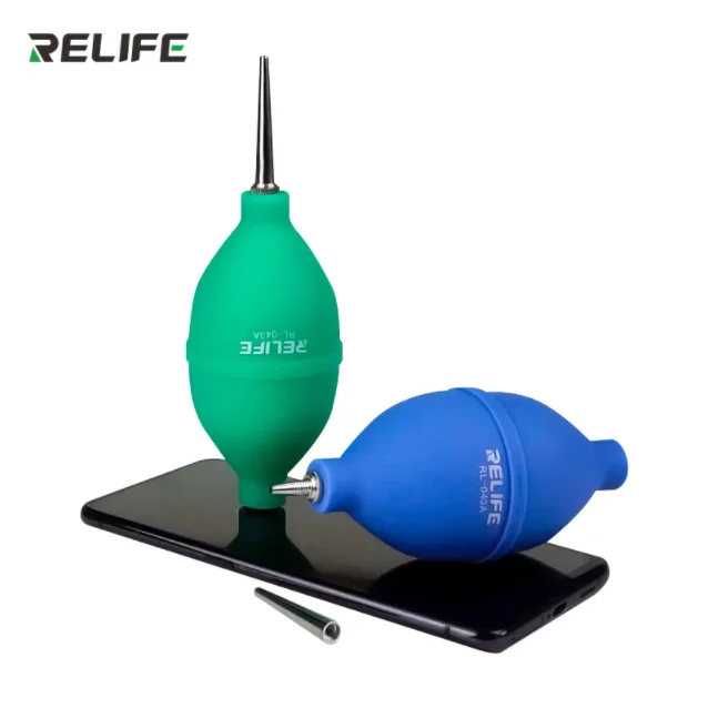 Relife RL-043A 2 In 1 Phone Repair Dust Cleaner Air Blower Ball Dust Cleaning Pen for Phone PCB PC Keyboard Camera Lens Cleaning