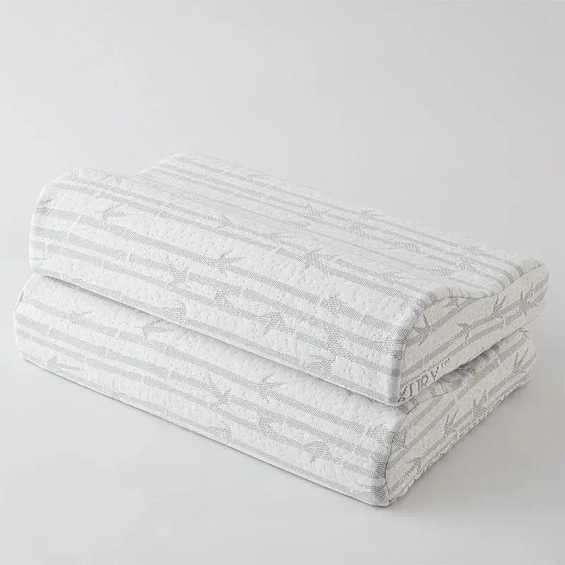 Bamboo fiber bamboo charcoal undulating space slow rebound pillow core memory pillow