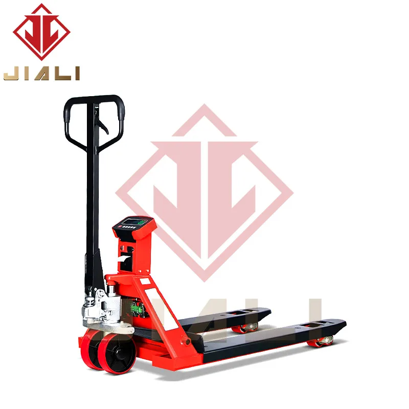 Electronic Forklift Scale Manual Hydraulic Pallet Cow Belt Weighing Forklift pallet truck weighbridge 2 tons