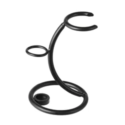 Shaving Razor and Brush Stand (Silver),Heavy Chrome Shaving Stand,Safety Razor Stand Shaving Brush Stand Holder for Shave brush