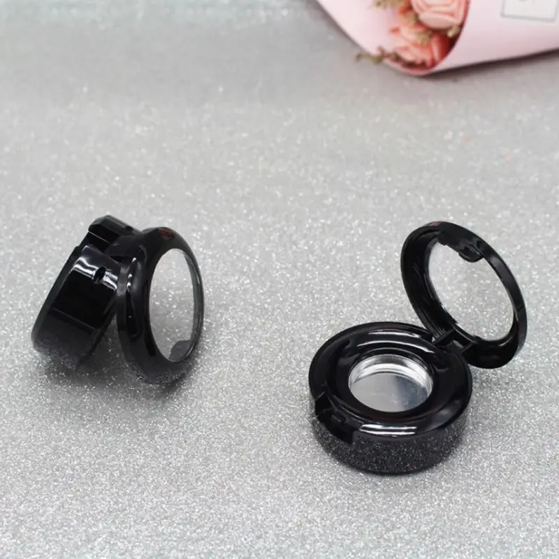 multiple colors Square Empty Plastic Powder Compact Case  0.5g Container Custom Logo Eye shadow box Printing Accept