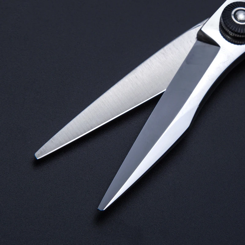 Factory Wholesale Hitachi Carbon Fiber Scissor Thumb Ring Tattoo Bumper Barber For Training Hair Scissors