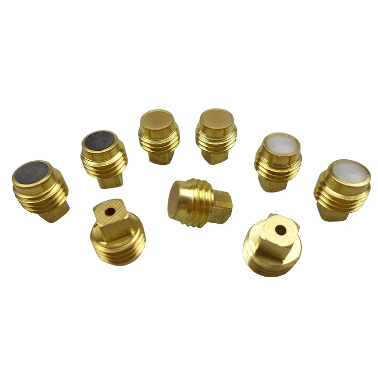High quality and low price brass gas cylinder of Bottle mouth screw bolt Insert Piece