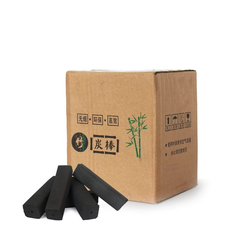 100% бамбуковый уголь для барбекю на открытом воздухе (барбекю)