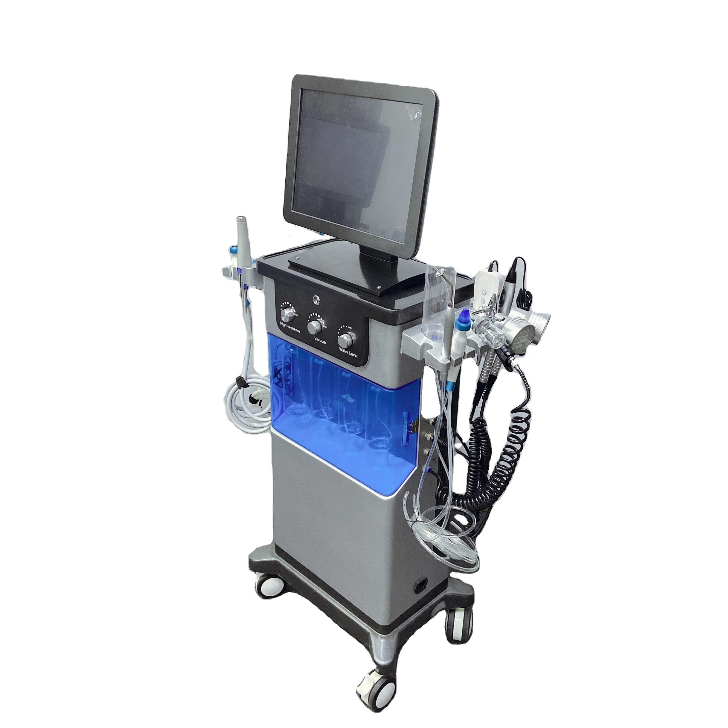 CE 15 Ich Screen 9 in 1 Aqua Peel Facial Cleaning Hydra Beauty Machine Facial Hydrafaci