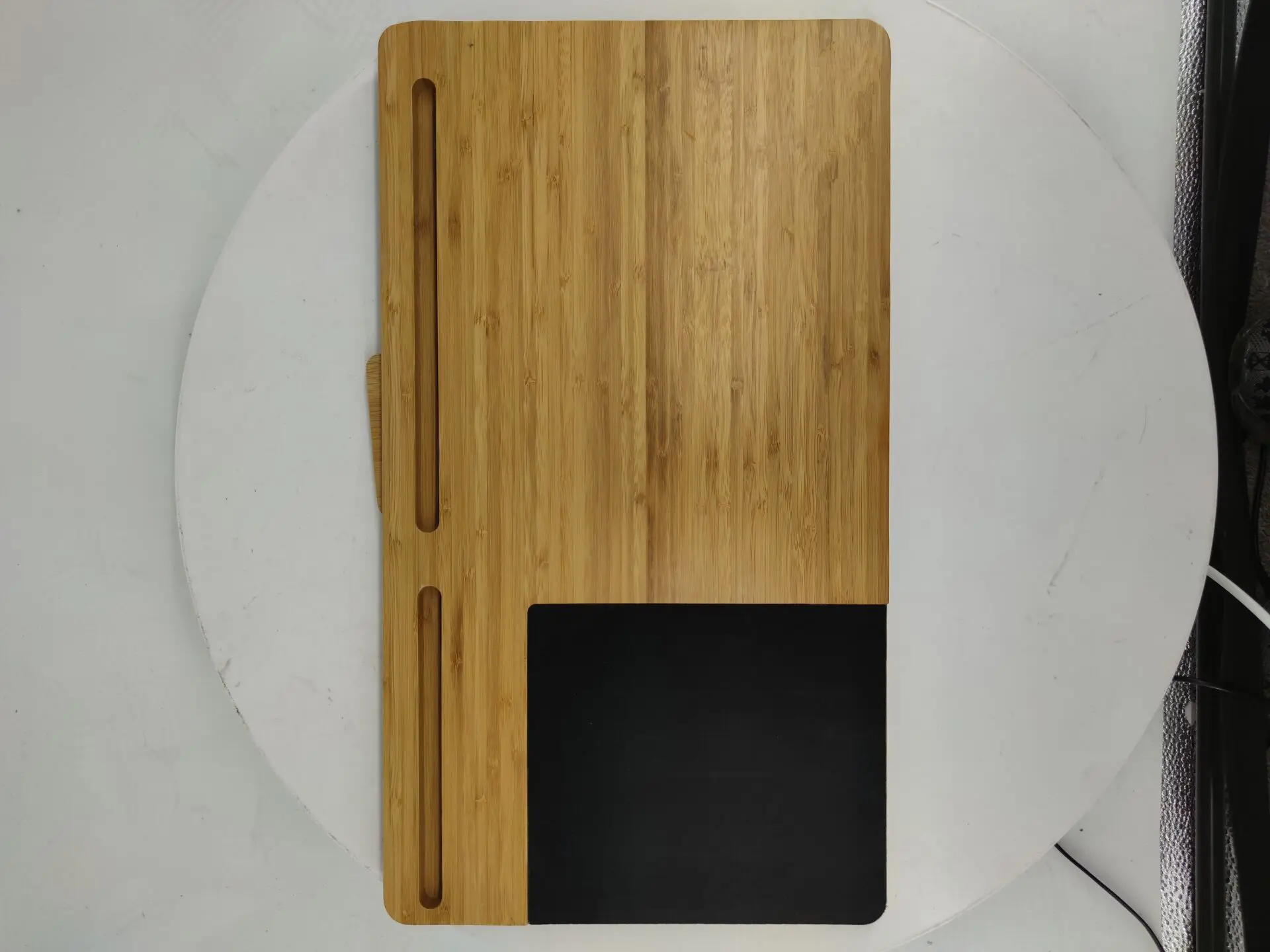  Бамбуковая портативная настольная подставка для ноутбука планшета Ipad сотового