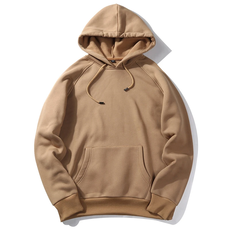 Wholesale custom cheap 280g high quality pure white pullover sweatshirt oversize blank hoodie