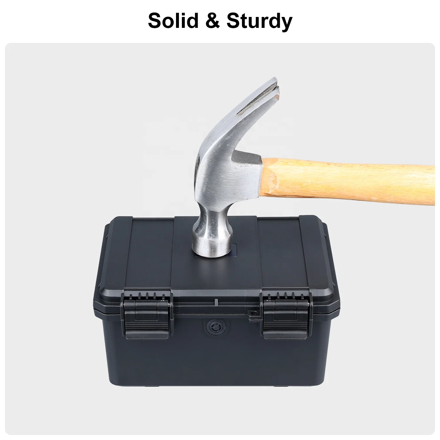 181209F Factory Mini Hard Case Dry Box for Cellphone, Watch, Analogue Pocket, Small Electronics, Inner Size 18x12x9.3cm