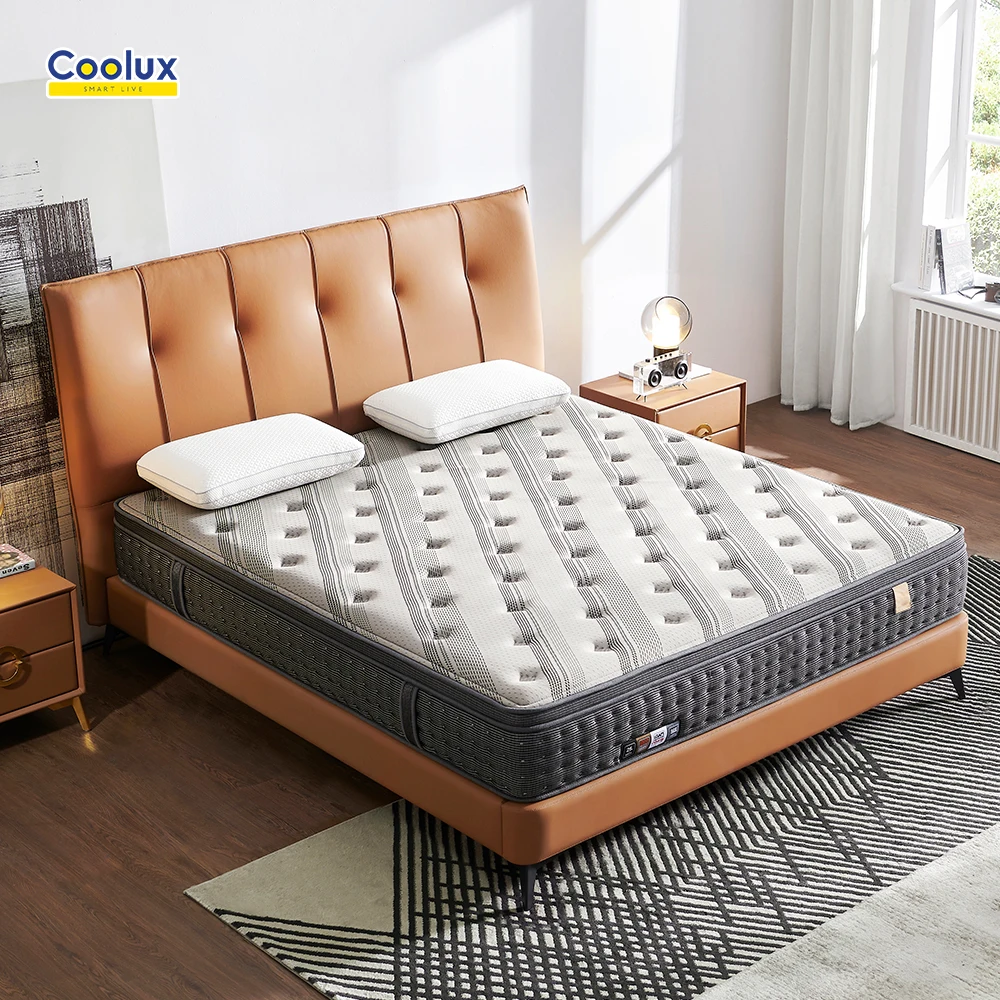 New Product King And Box Set Tanzania Pocket Single Euro Top Spring Mattress