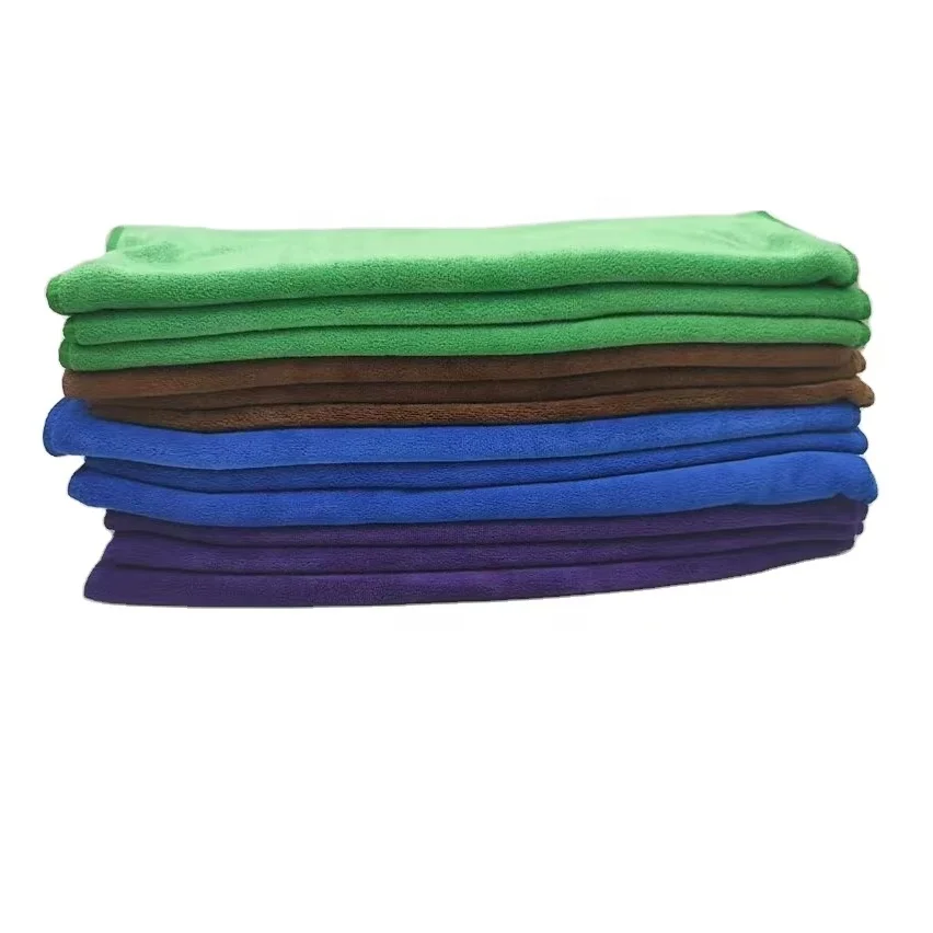 Print Or Embroidery Logo 35*75 cm 300gsm 400gsm Microfiber Hair Towel Strong Water Absorption Bath Beach Microfiber Towel