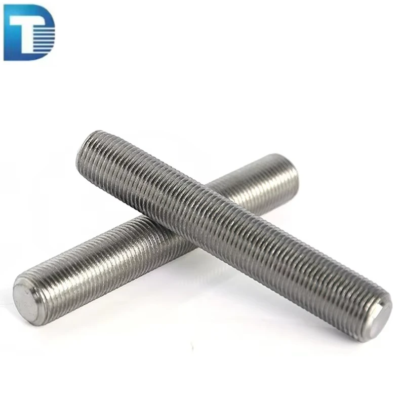 M24 M30 Stainless Steel INOX SS201 304 316 316L Bolts DIN938 DIN940 DIN976 Plain Full Partial Thread Double Bolt