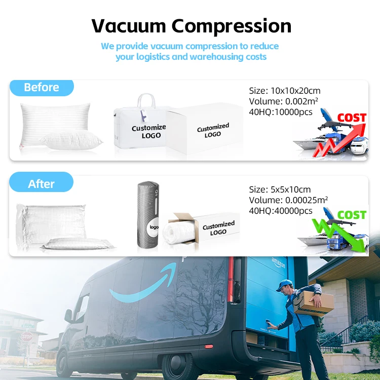 Dual-use Orthopedic Sleeping Bamboo Shell Shredded Filling Gel Cooling Pillow Hybrid Cervical Cool Cloud best Memory Foam Pillow