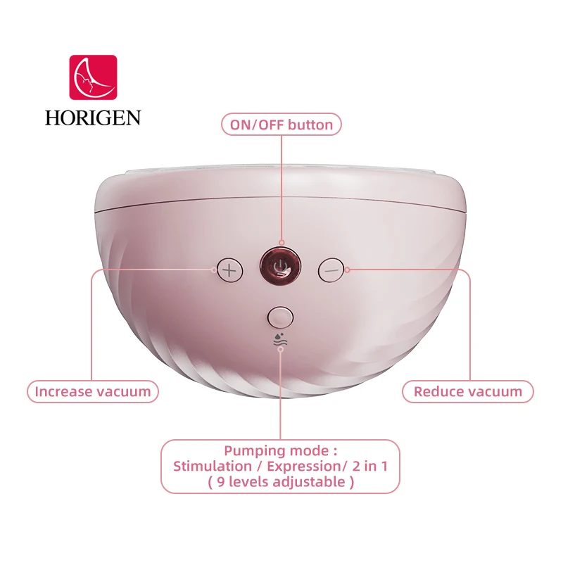 Новые товары Horigen беспроводной умный портативный силиконовый молокоотсос без рук Электрический носимый
