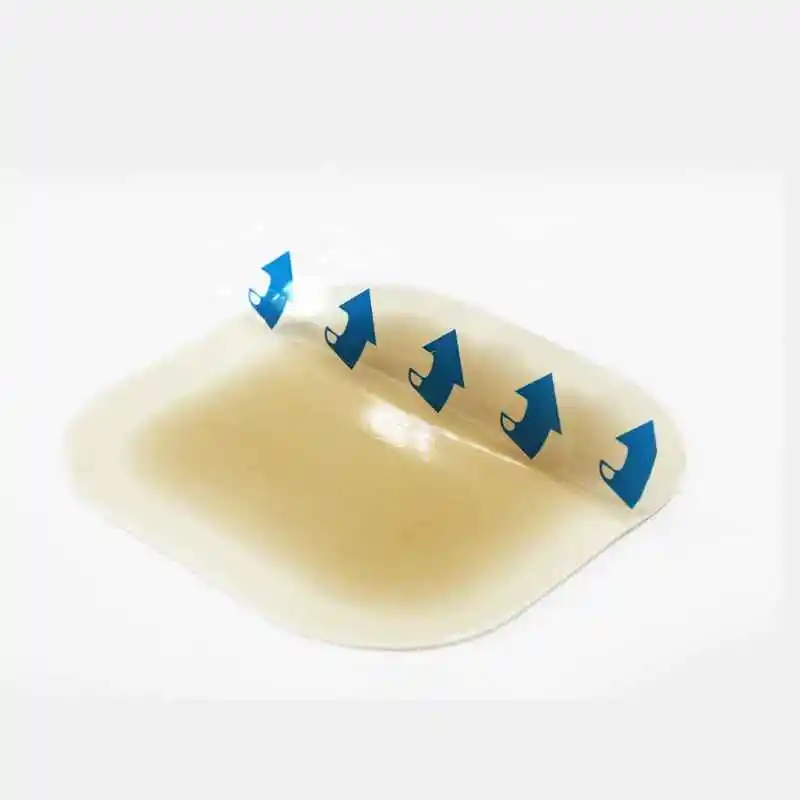 Medical Hydrocolloid Self-Adhesive Wound Dressings Border Adhesive Bandages Burn Wound Patches Surgical Healing Gel Cushions