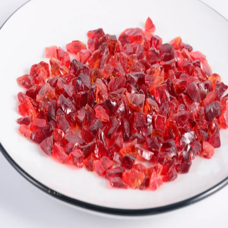 High Quality Hot Selling Crushed Colored Glass Crushed Glass Gravel for Crafts